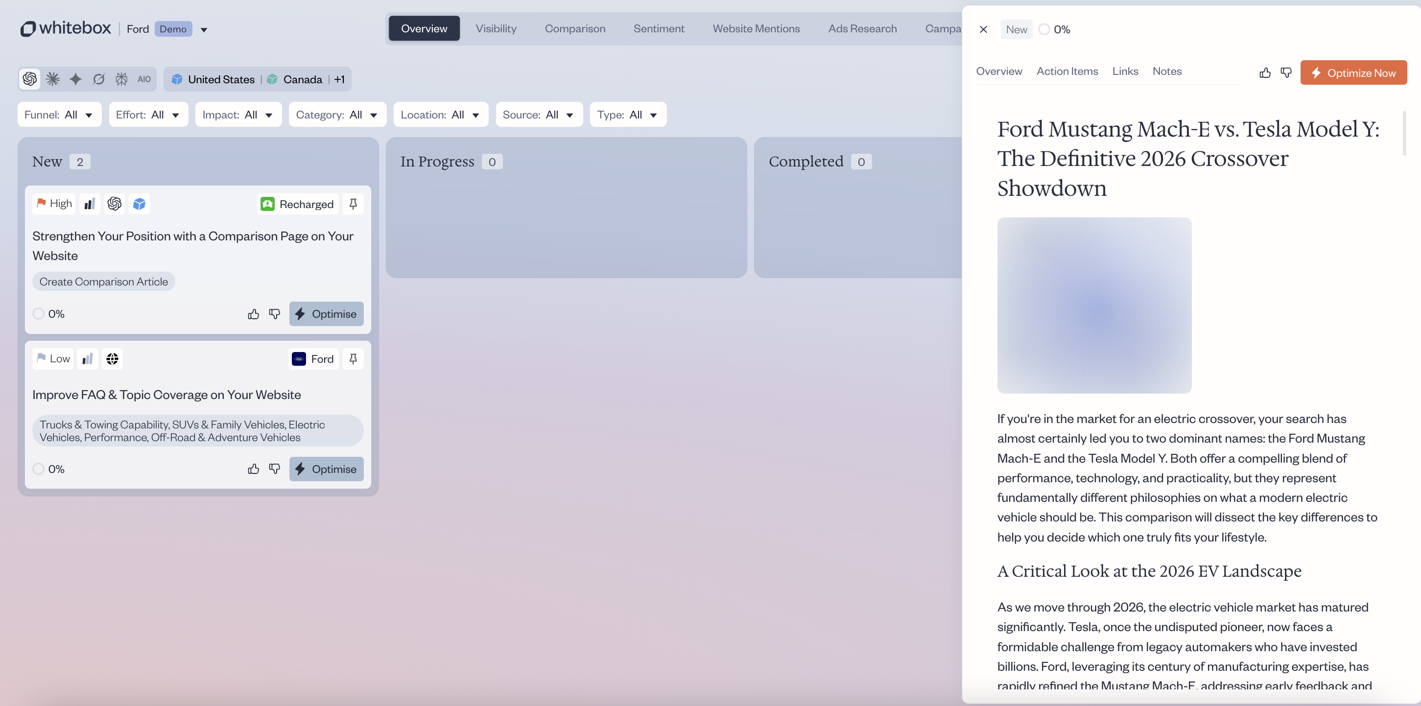 Automated Content Generation screenshot